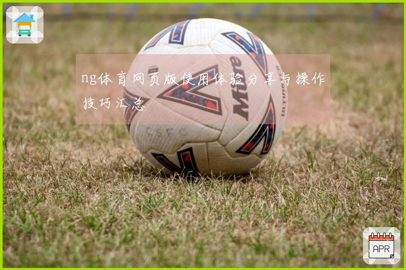ng体育网页版使用体验分享与操作技巧汇总